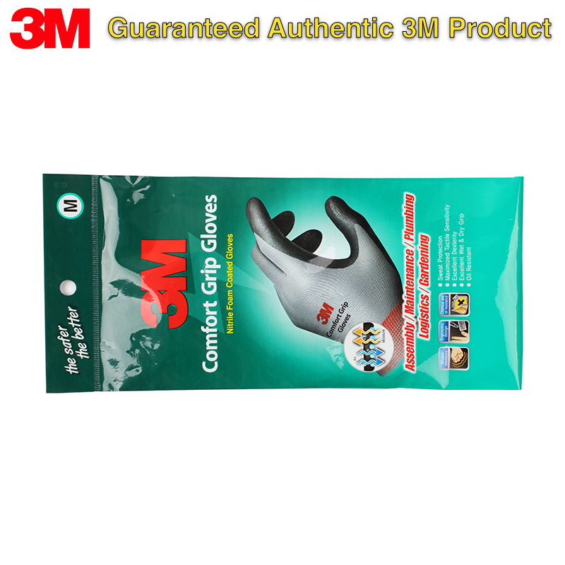 3M Work Gloves Comfort Grip We - огляд і ціна Nitrile Mechanic Glove