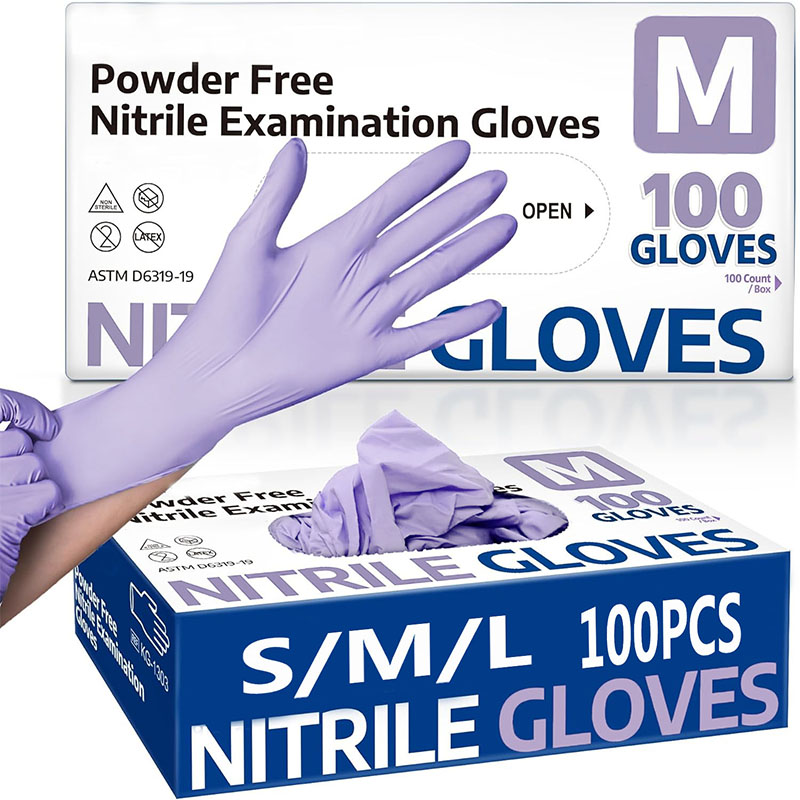 10/20/50/100PCS Purple Disposa - огляд і ціна Nitrile Mechanic Glove