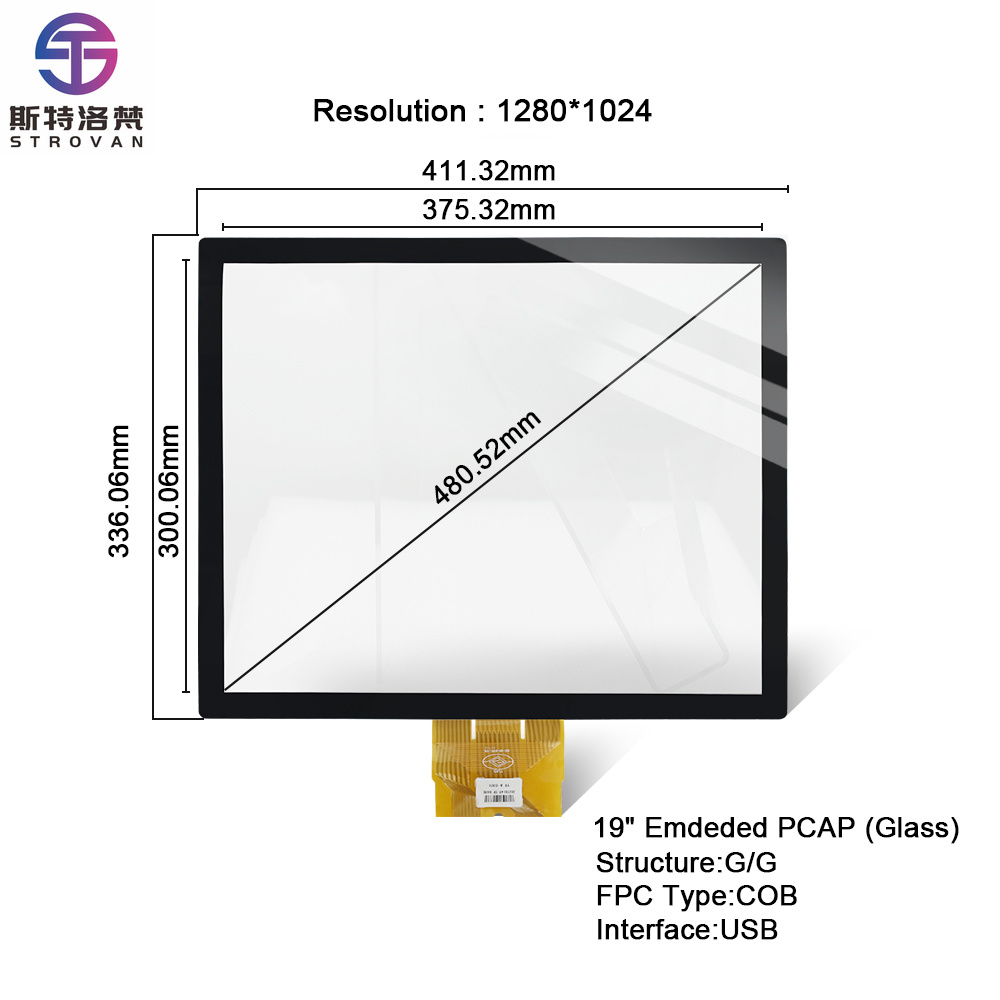 19 Inch PCAP  Screen Industria - огляд і ціна Touchscreen Glove Capacitive