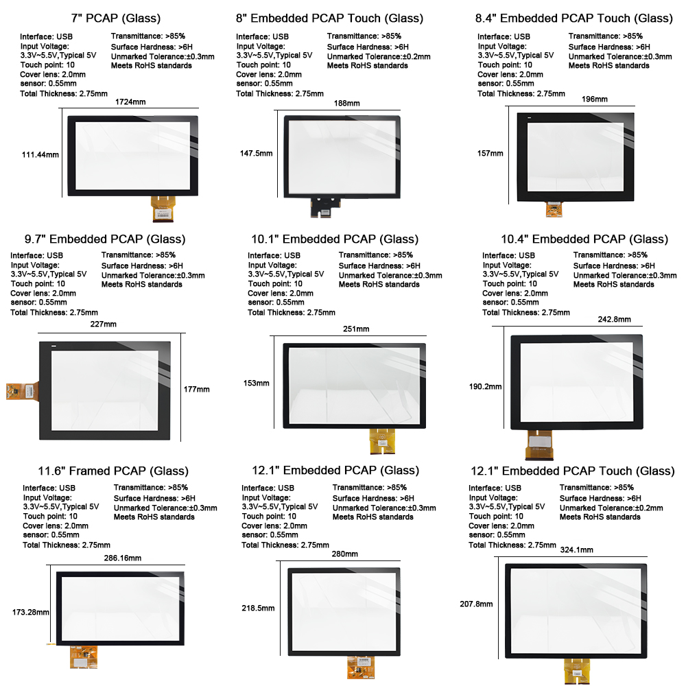 19 Inch PCAP  Screen Industria - огляд і ціна Touchscreen Glove Capacitive