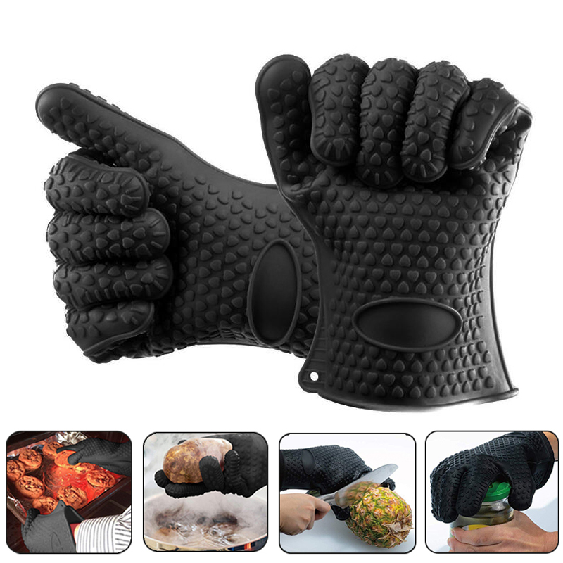 1/2Pcs Oven Mitts Baking Glove - огляд і ціна Rubber Glove Cleaning