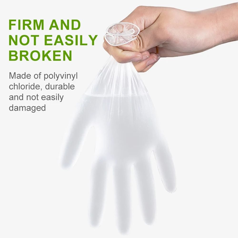 100Pcs Latex Free Gloves TPE D - огляд і ціна Latex Disposable Glove