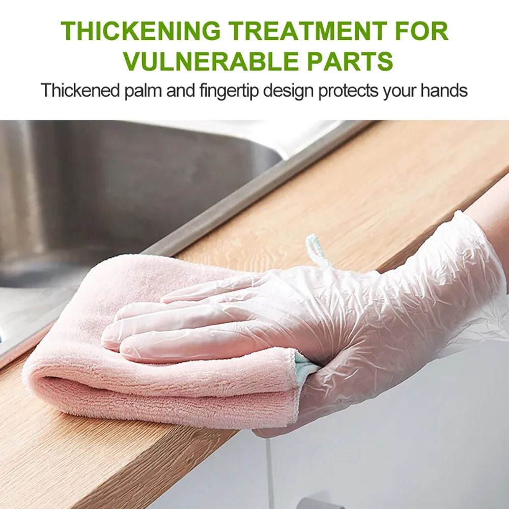 100Pcs Latex Free Gloves TPE D - огляд і ціна Latex Disposable Glove