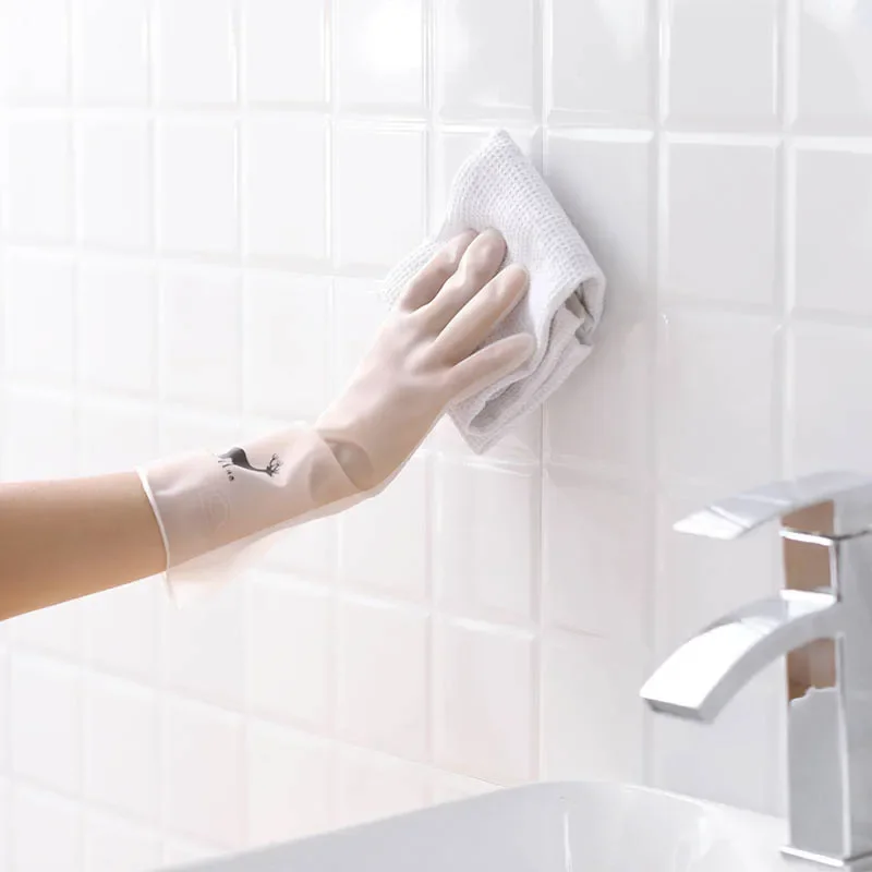 Waterproof Rubber Latex Dish W - огляд і ціна Dish Glove Rubber