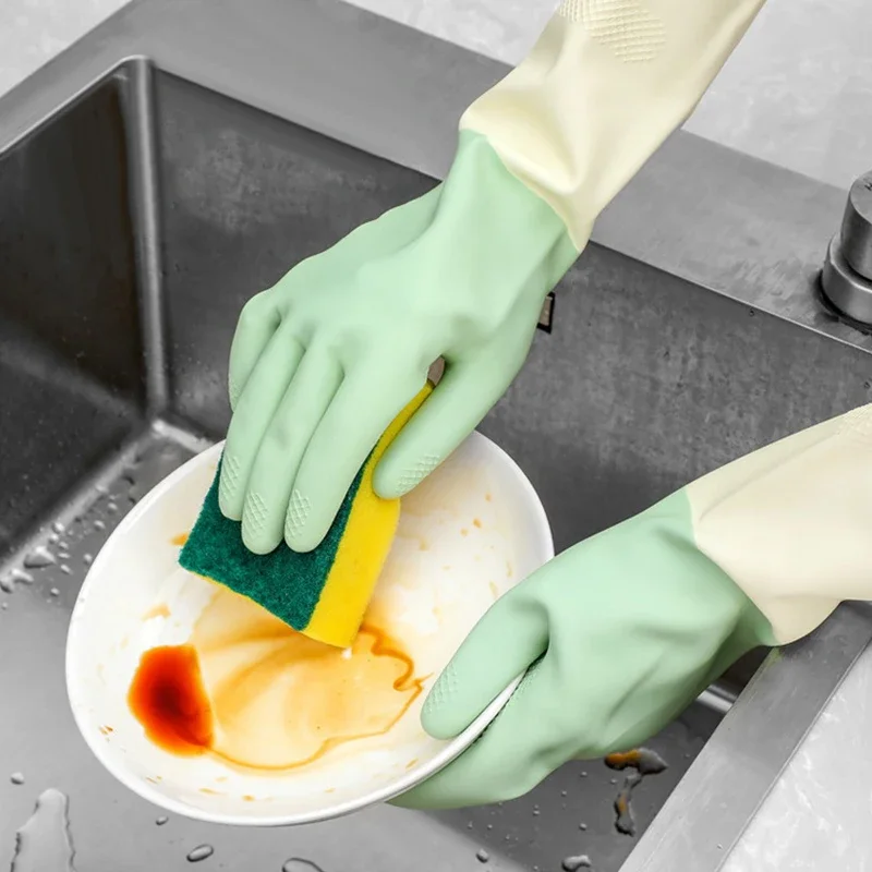 Thickened Kitchen Gloves, Dish - огляд і ціна Rubber Glove Cleaning