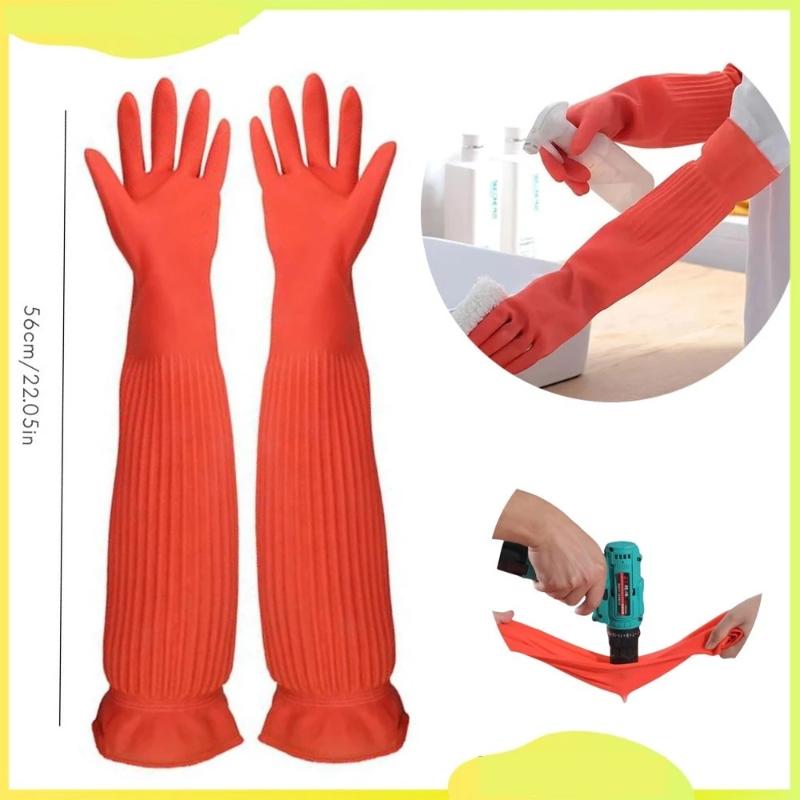 Extra Long Rubber Cleaning Glo - огляд і ціна Dish Glove Rubber