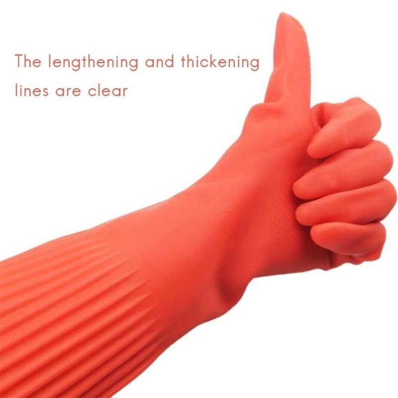 Extra Long Rubber Cleaning Glo - огляд і ціна Dish Glove Rubber