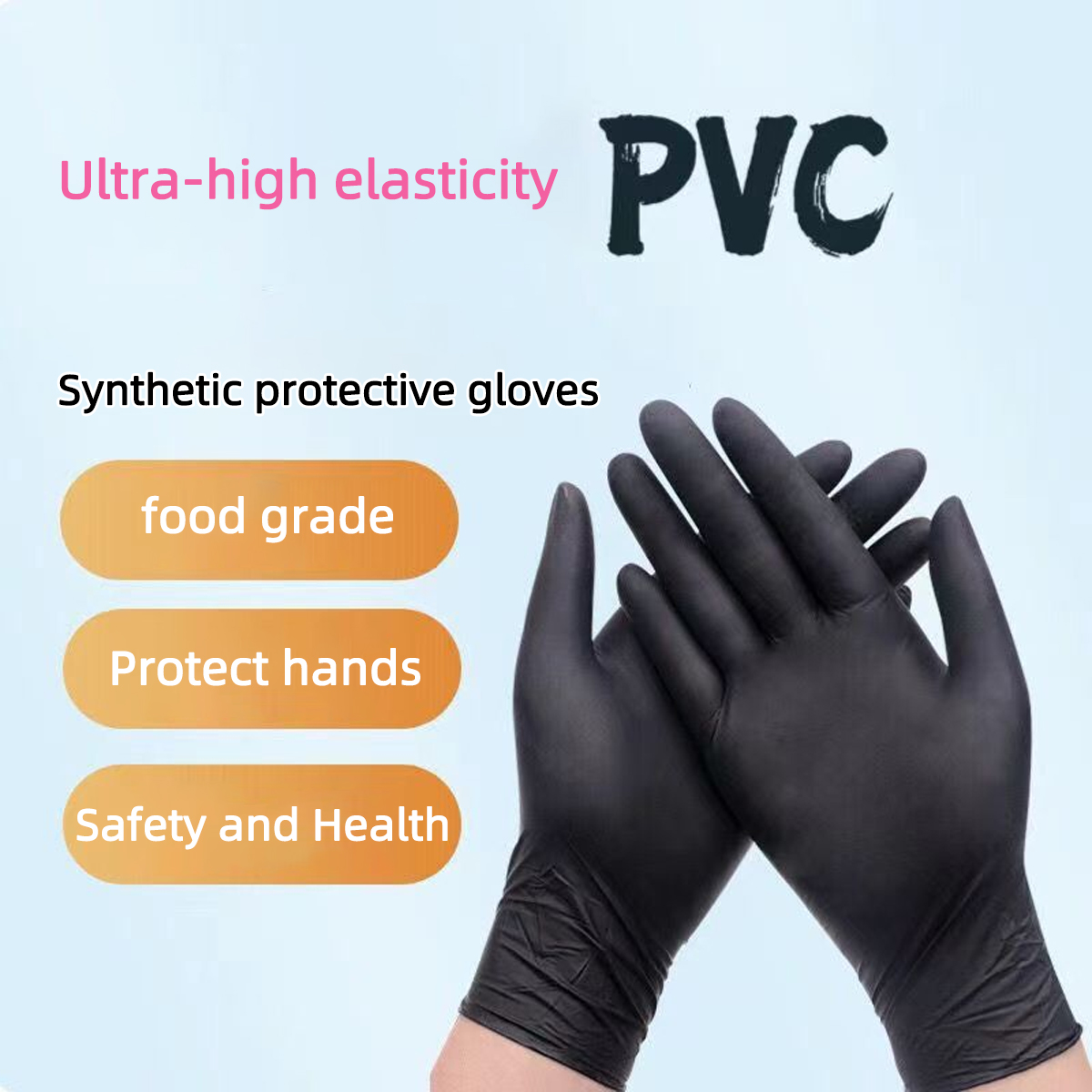 Heavy-Duty Black Disposable Ni - огляд і ціна Latex Disposable Glove