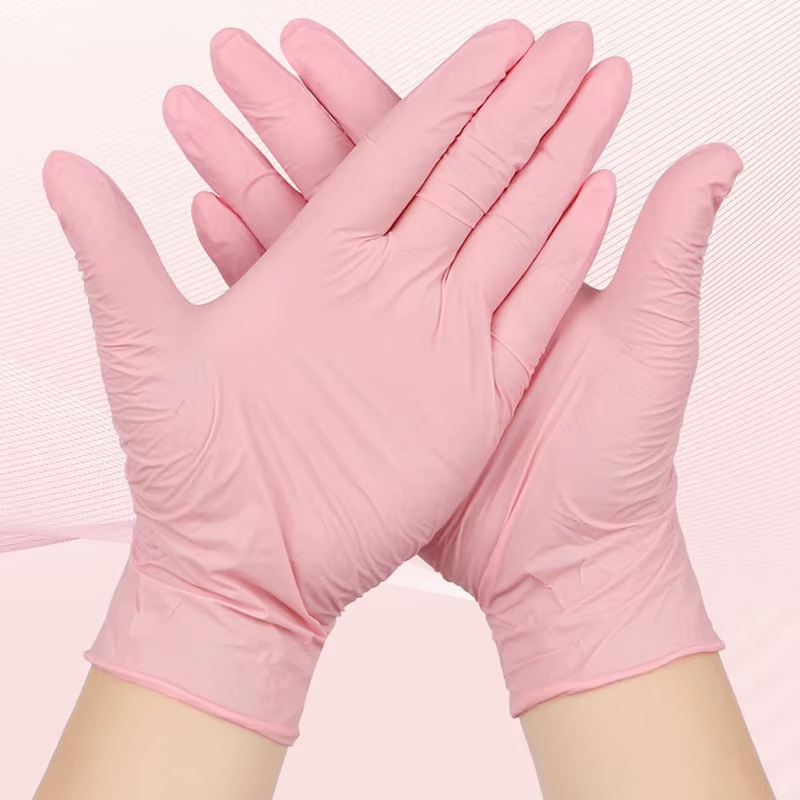 20/50/100/200 Pink Disposable  - огляд і ціна Rubber Glove Cleaning